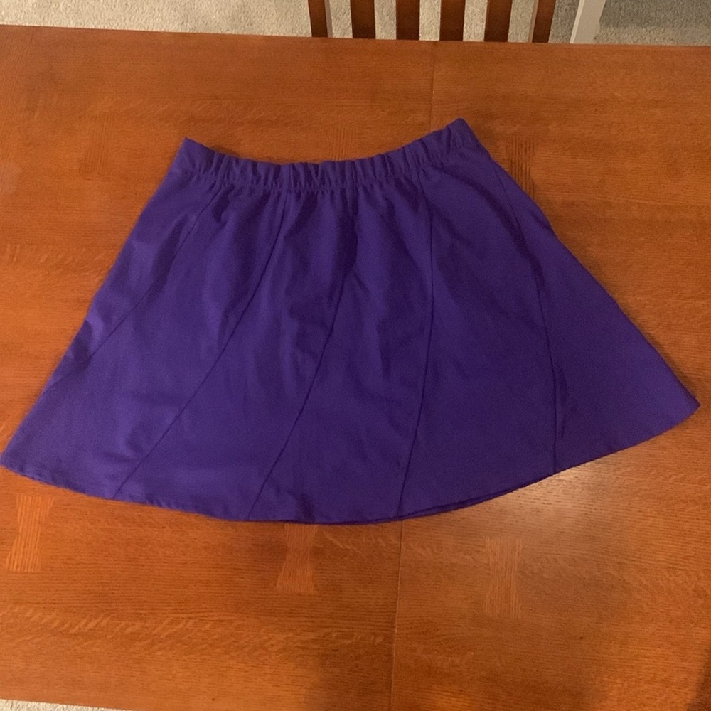 Woman’s Purple Midi Skirt